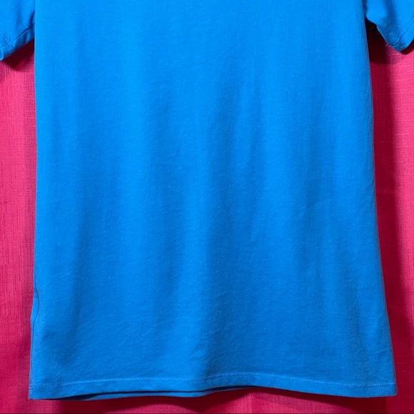 NIKE DRI FIT ATHLETIC CUT BLUE TEE SIZE M - Picture 8 of 10